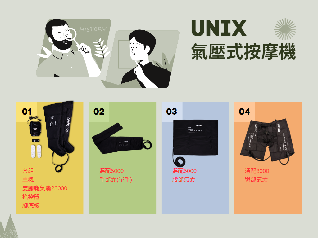 UNIX氣壓式按摩機